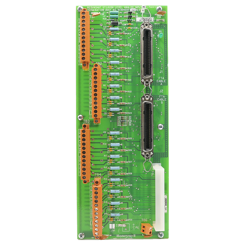 Honeywell 51304337-150 (MC-TAIH12) High Level Analog Input/STI FTA accepts up to 16 high level analog configurable inputs.